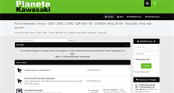 Desktop Screenshot of forum.planete-kawasaki.com